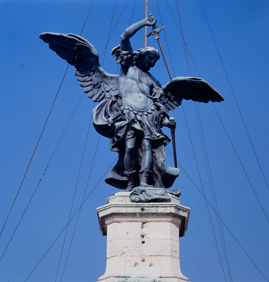 San Michele Arcangelo statua 1747 1752